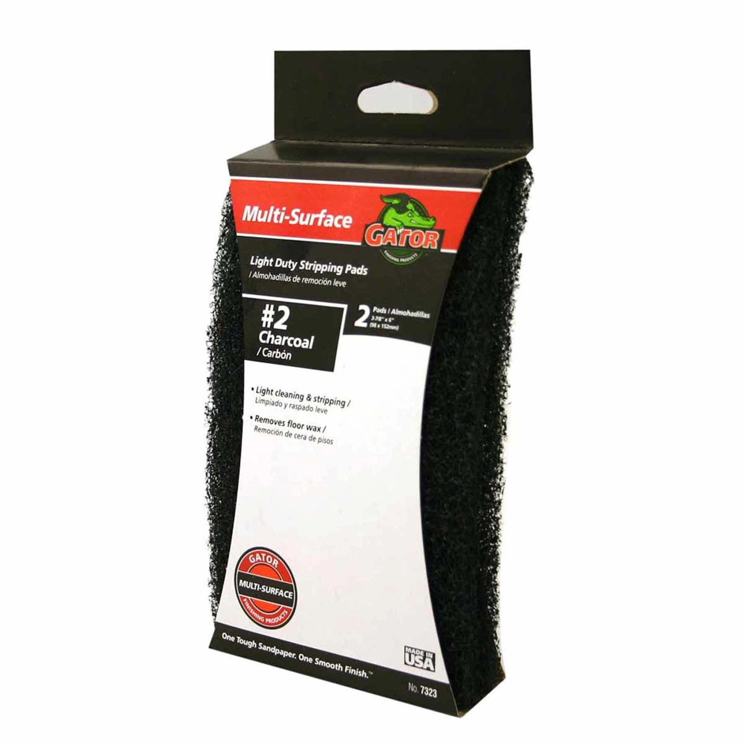 Light Stripping Synthetic Steel Wool, 3-7/8 x 6 In., 2-Pk.