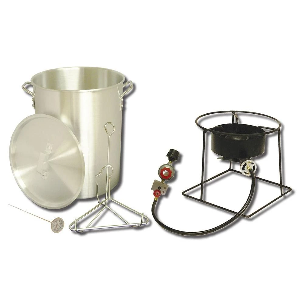 29 Qt. Aluminum Turkey Outdoor Fryer With Accessories