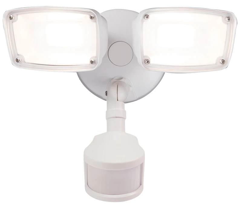 Led Smart Flood Light, Motion-activated, Dual Head, 2034 Lumens