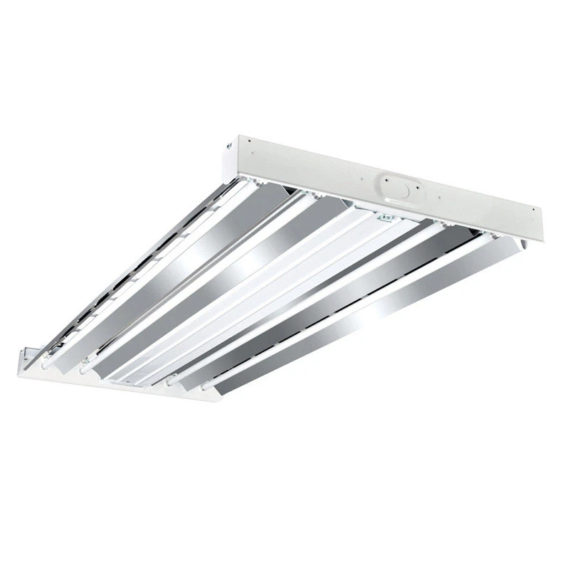 F Bay Fluorescent Light Fixture T5 4-Lamp 2 by 4 Feet