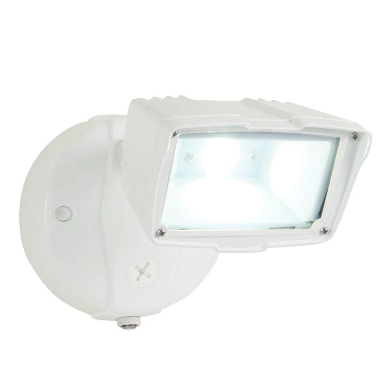 Dusk To Dawn Hardwired Led Floodlight, 1500 Lumens, Selectable Color Temperature