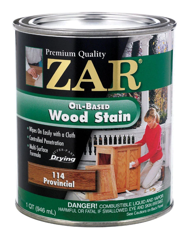 1 Quart Provincial Wood Stain - Semi-transparent Oil-based Finish For Interior Wood