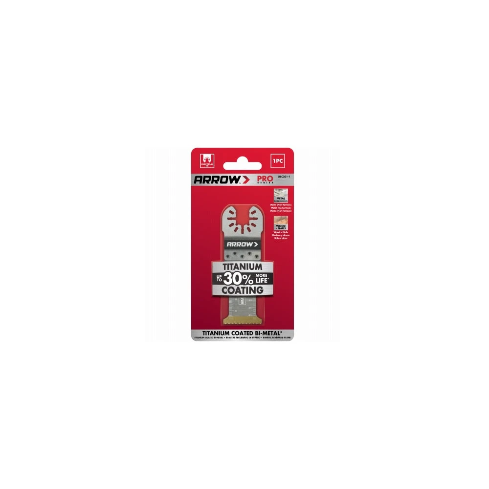 Titanium Plunge Cut Metal Oscillating Tool Blade, 1-1/4-In.