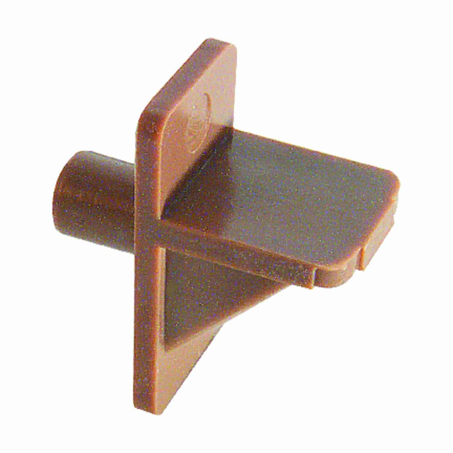 Shelf Support Peg, Brown Plastic, 1/4-In., 12-Pk.