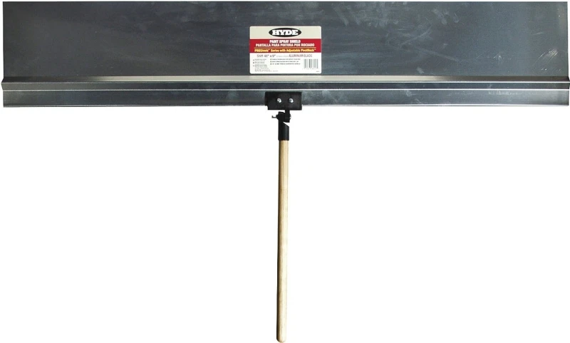 28030 Aluminum Spray Shield, 36 X 9-inch With Hardwood Handle