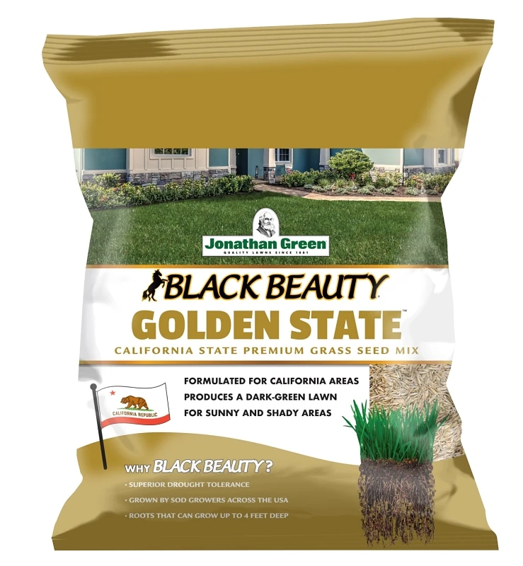 Black Beauty Golden State 3 Lb. Grass Seed For 600 Sq. Ft. Coverage