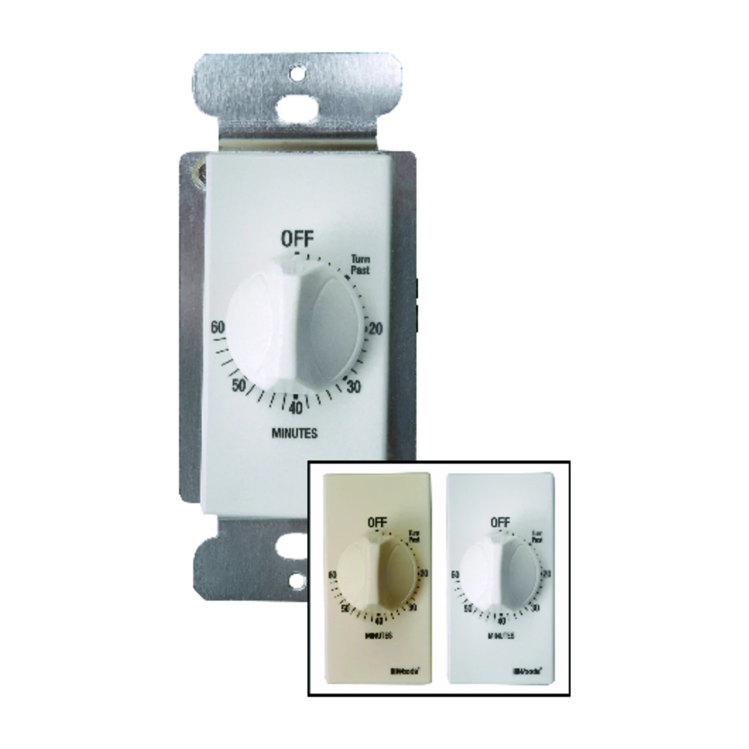 Indoor Spring Wound Timer 125 Volts - 60 Minute Countdown