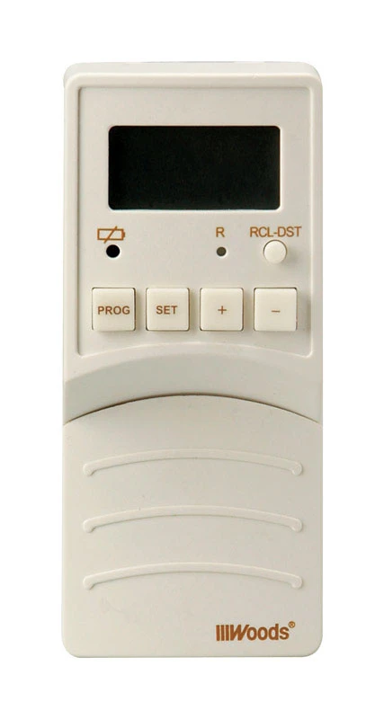Indoor Digital Flip Switch Timer, Model 59744wd, Battery Operated, White