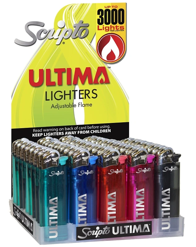 Scripto Ulti Multi-purpose Lighter With Display - Model Ld18l-50/ultm