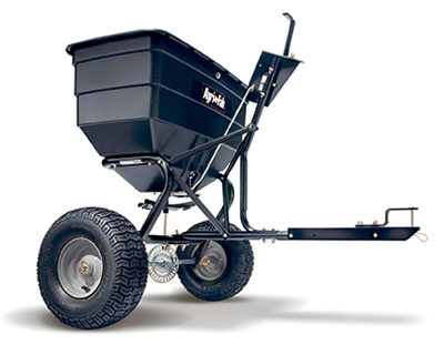 175 Lb Tow-behind Broadcast Spreader, 40,000 Sq-ft Coverage Area