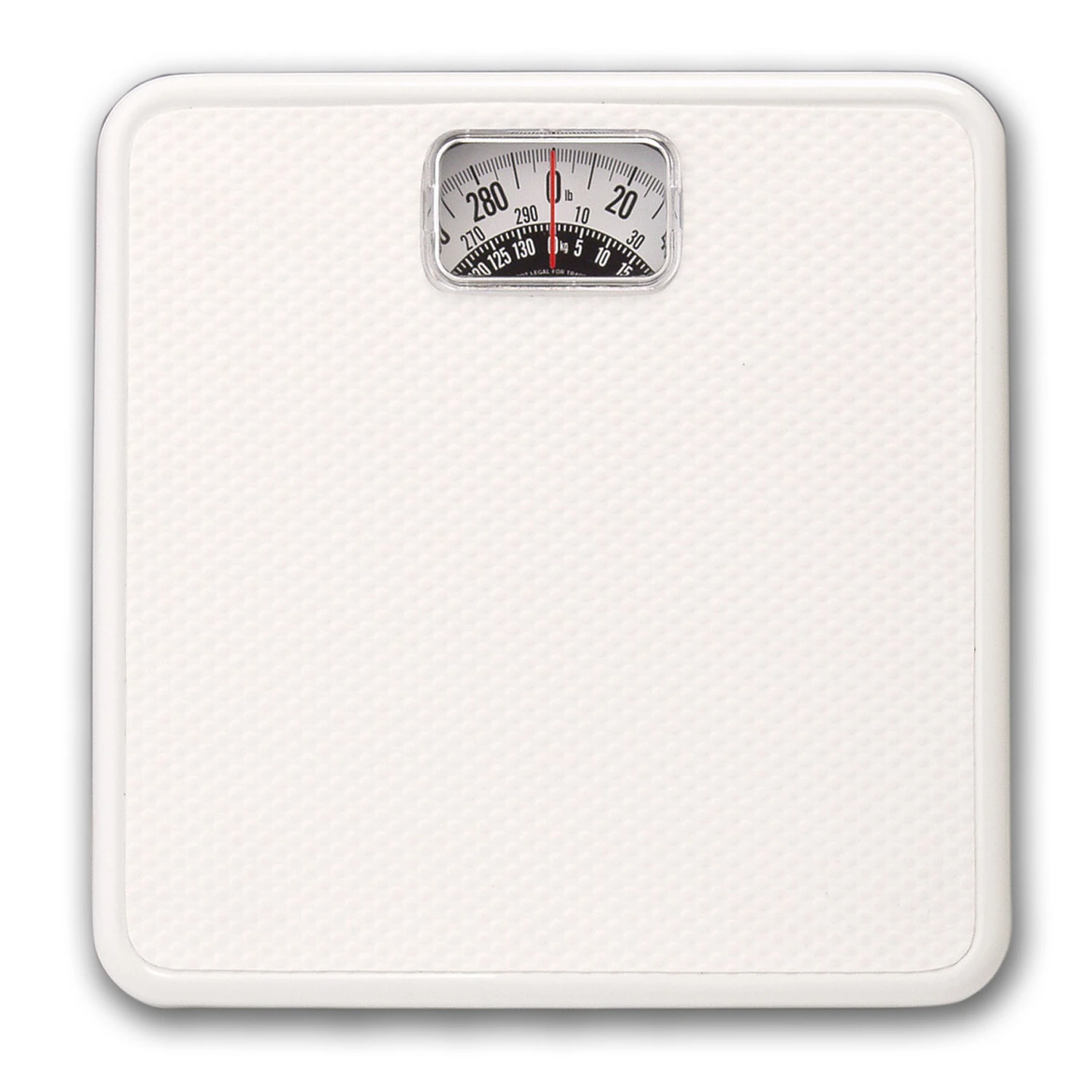 Taylor 300 Lb Analog Bathroom Scale With White Ribbed Mat - Model 20004014exp