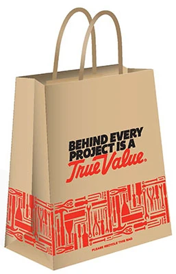 Ampac Mobile Holdings 257352 True Value Small Paper Shopper Bag, Pack Of 250