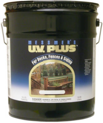 5-gallon Messmer's Clear Uv Plus Oil-based Wood Finish For Superior Protection
