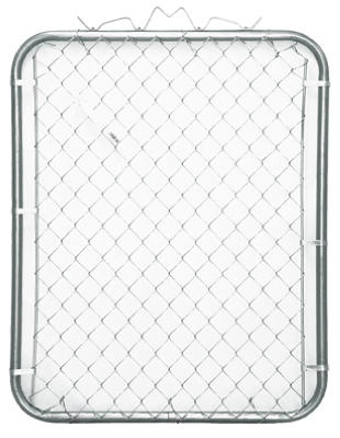 Chain Link Walk Gate 60 Inches by 39 Inches Heavy Duty Galvanized Steel Frame