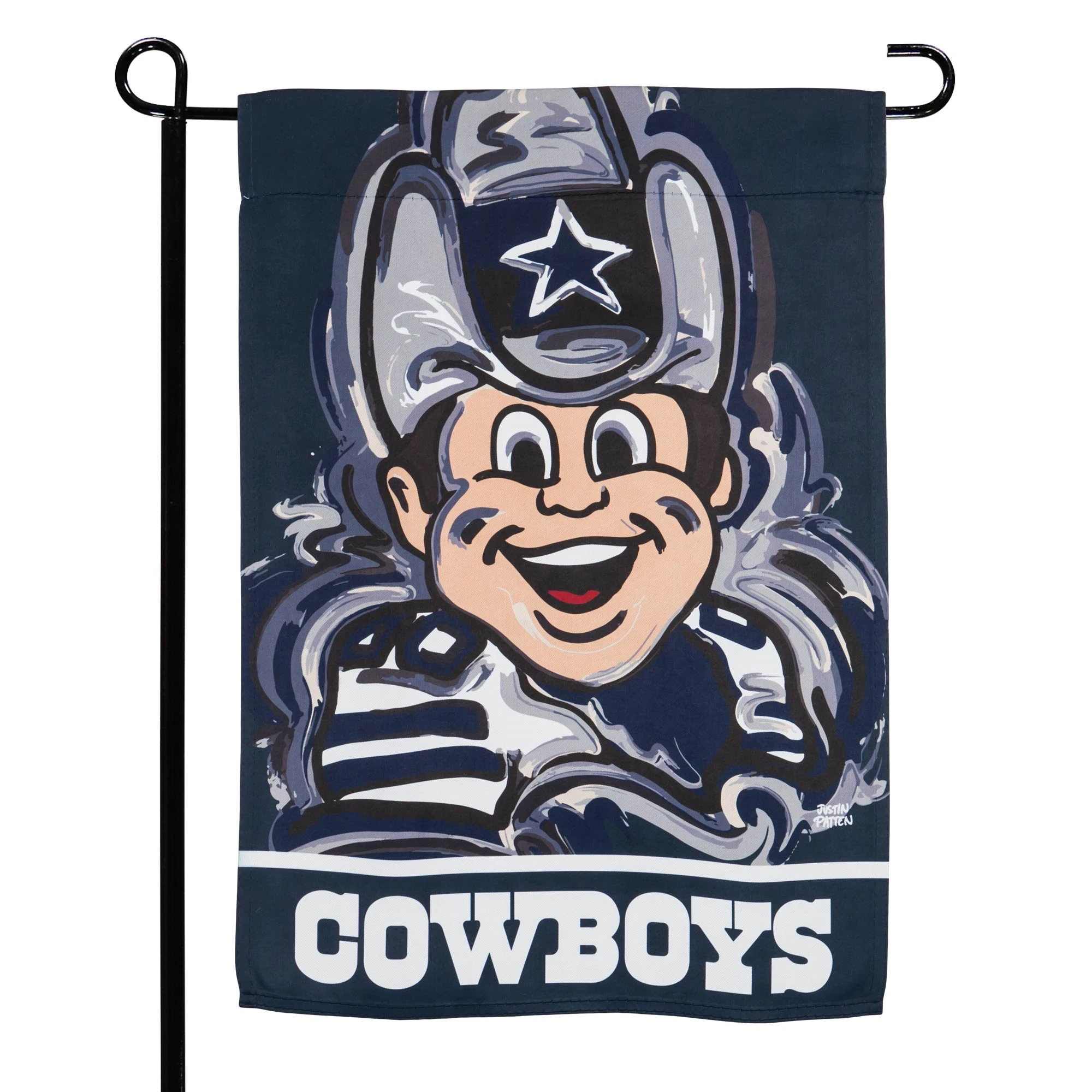 Dallas Cowboys Double-sided Justin Patten Artwork Garden Flag 12.5 In. X 18 In.