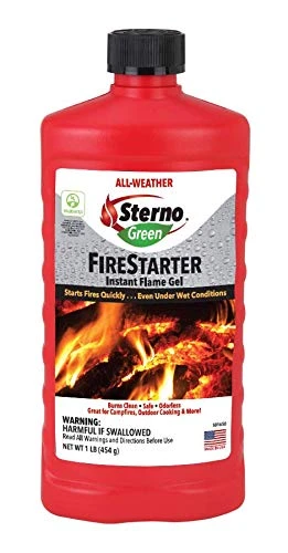 Sterno 20216 All-Weather Instant Flame Gel Fire Starter
