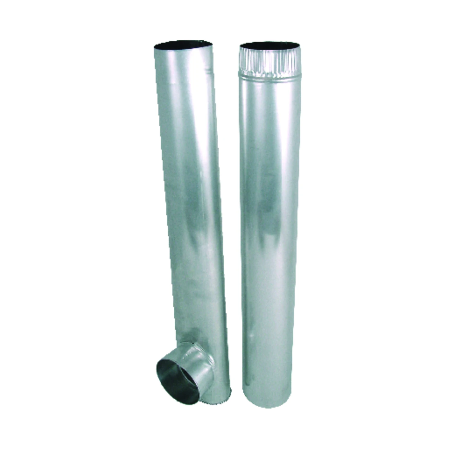 7.38 In. L X 4 In. D Silver Aluminum Skinny Duct Adjustable Dryer Vent