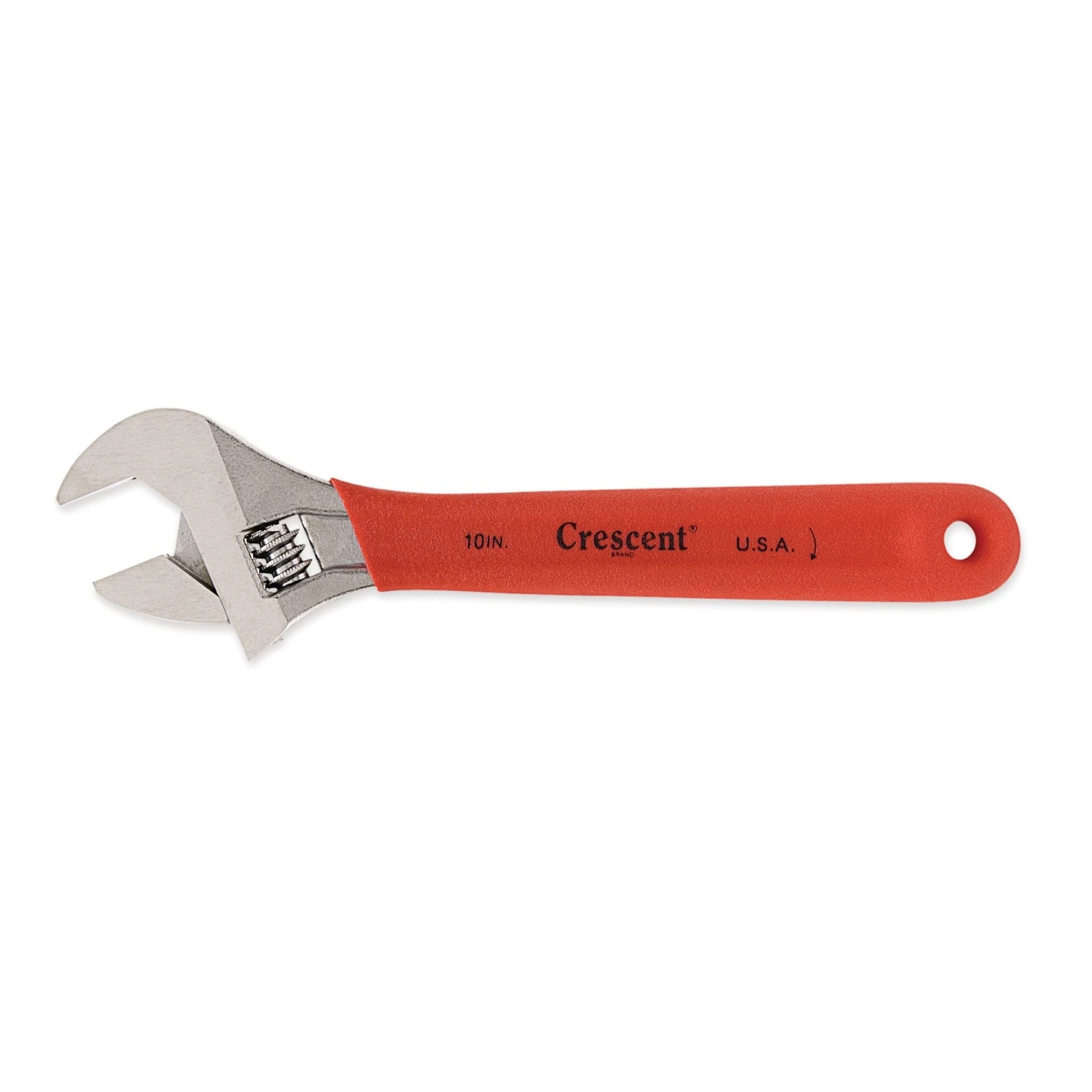 10 In. Adjustable Wrench Metric And Sae With Cushion Grip