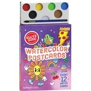Watercolor Postcards By Editors Of Klutz - Artistic Stationery For Creative Expression