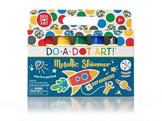 Do-A-Dot Art! Markers 5-Count Primary Metallic Shimmer