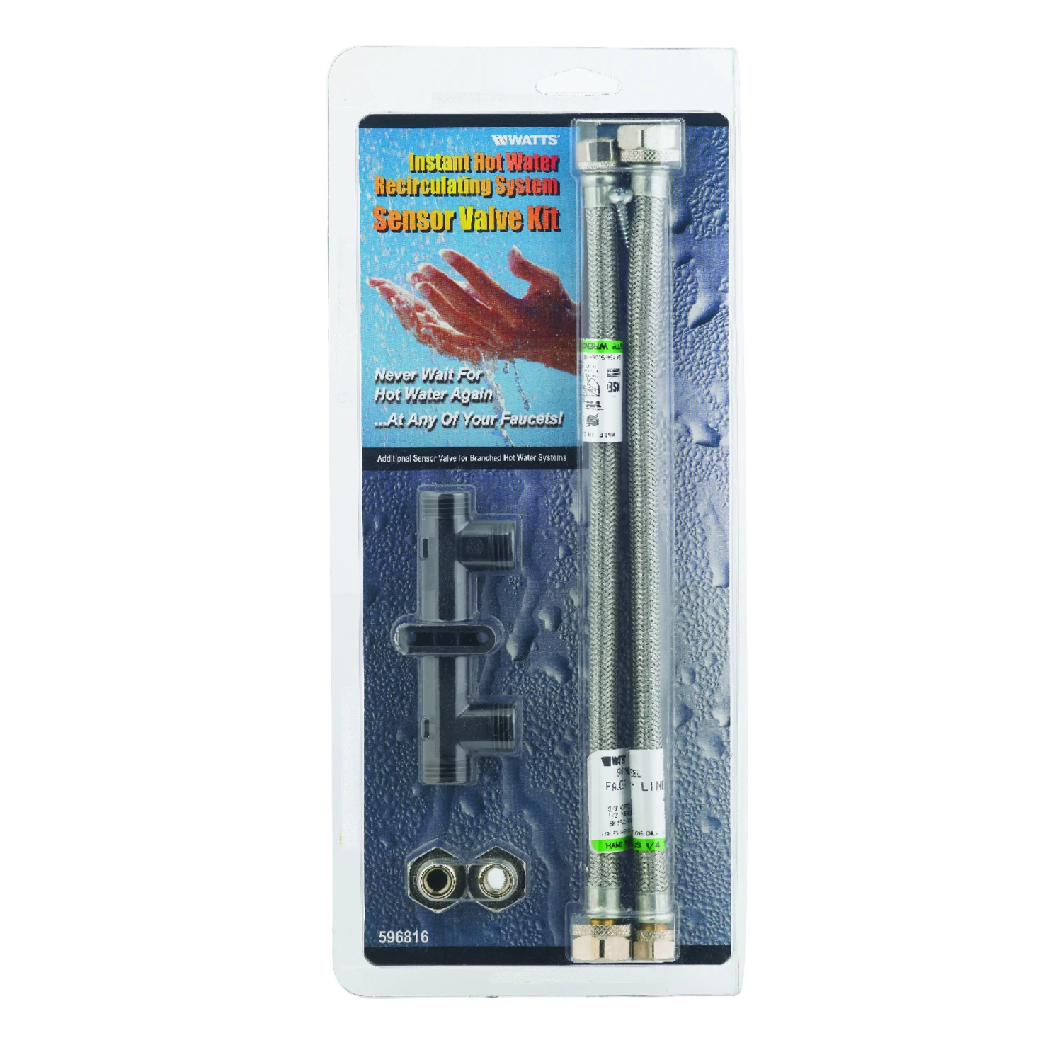 Stainless Steel Gas Sensor Valve Kit For Hot Water Recirculating Systems