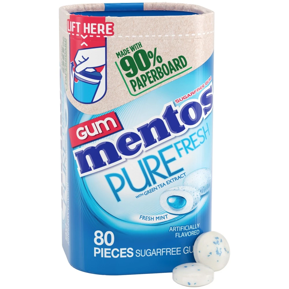 80PC MENTOS PURE FRESH GUM