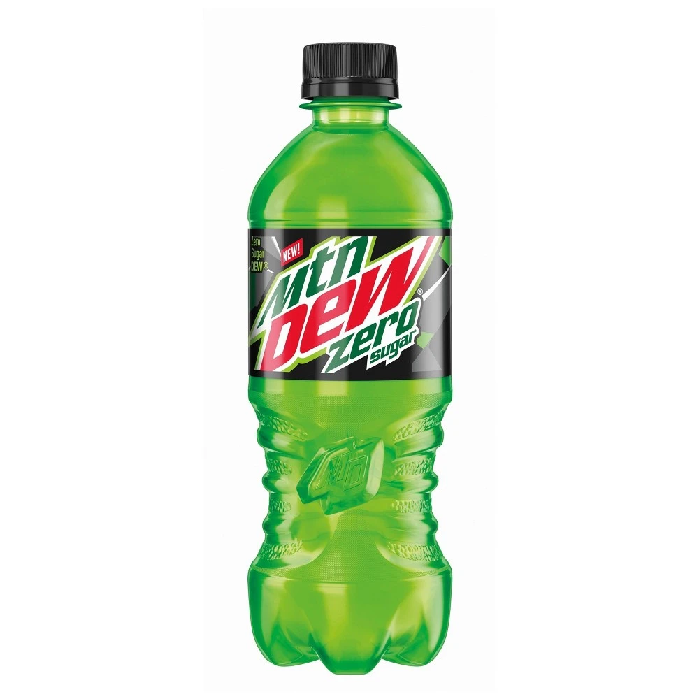 Dew Zero Sugar Soda - 20 Fluid Ounce Bottle