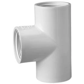 1/2-in Diameter Pvc Schedule 40 Tee Fitting Model 405005rmc
