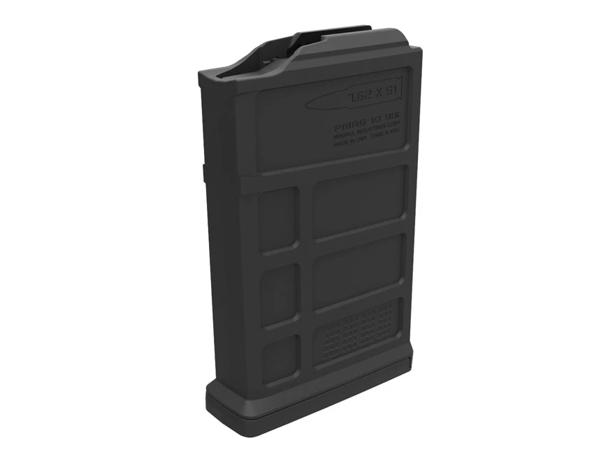 Pmag 10 Round Aics Short Action Magazine For 7.62x51mm Nato - Black