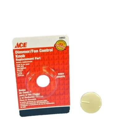 Dimmer Rotary Replacement Knob For 1/4 Inch D-shaped Shafts - Ivory