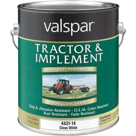 Tractor & Implement Enamel - Alkyd Gloss White Enamel 018.4431-14.007