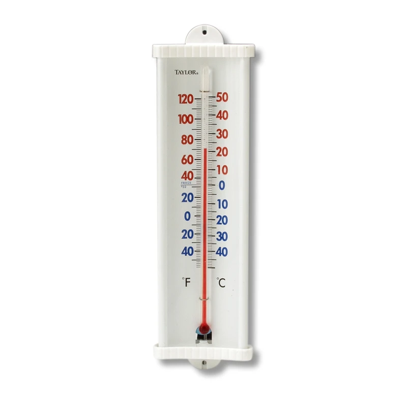 8.12 X 2.5 In. Aluminum Utility Wall Thermometer Model 5132n