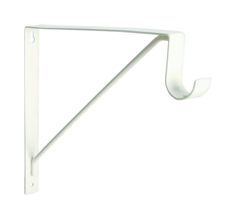 Cream Steel Bracket 13 Gauge 12 Inch Length Heavy Duty