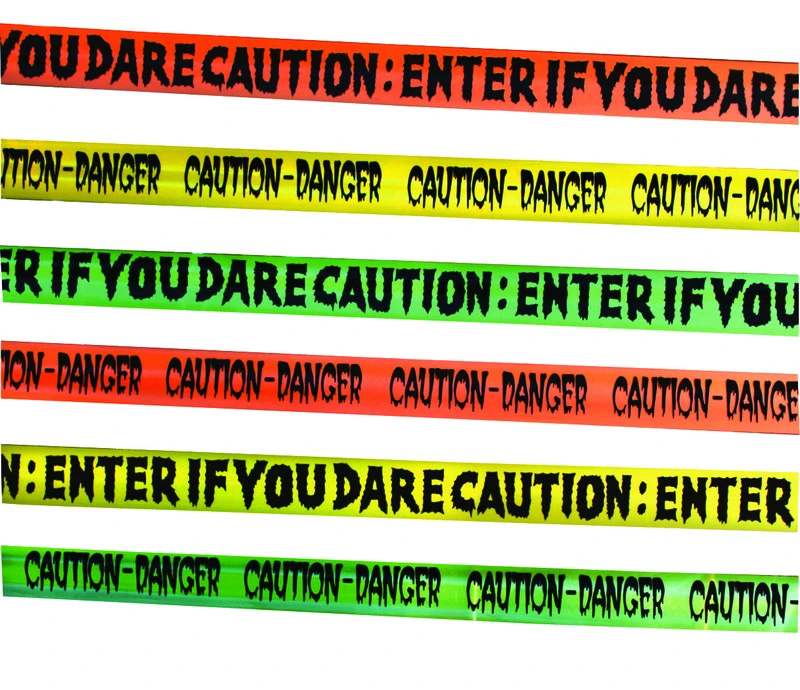 Fun World 3 in. Caution Tape Halloween Decor