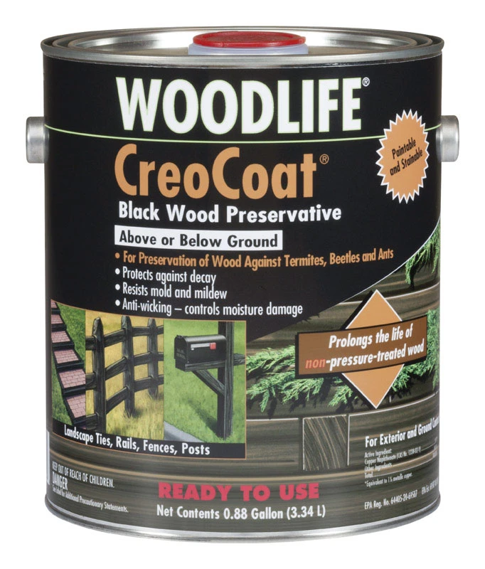 Woodlife Black Water-based Wood Preservative 1 Gallon For Outdoor Use