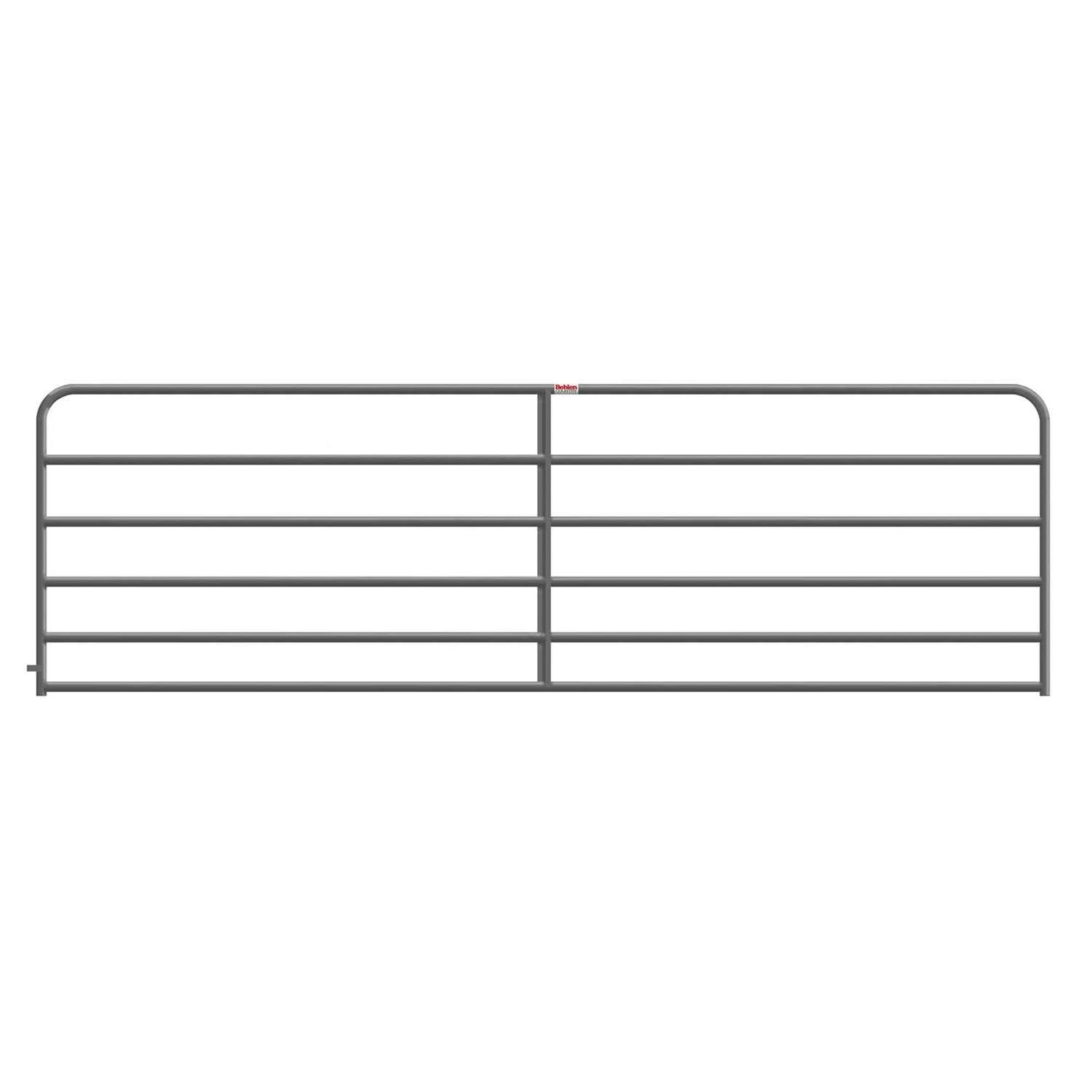 Country 12' Steel Utility Gate, Gray, 50 In. H X 1.67 In. W