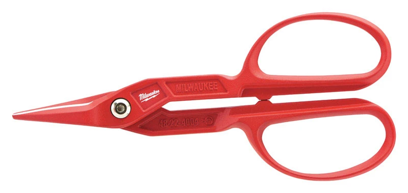 Milwaukee 10 in. Forged Alloy Steel Duckbill Tinner Snips 24 Ga. 1 pk