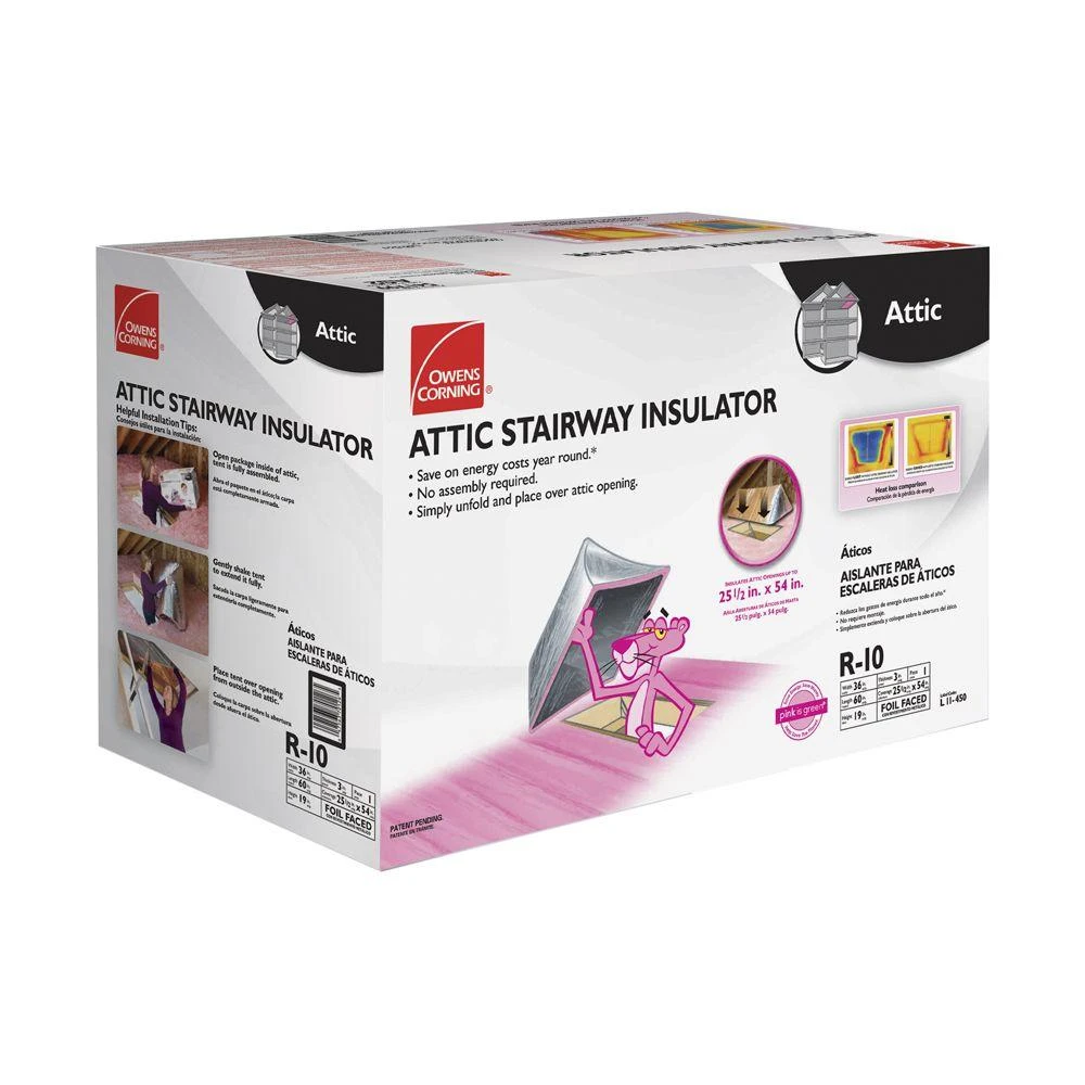 Attic Stairway Insulator Ii R-10 25.5-in W X 54-in L Fiberglass Roll