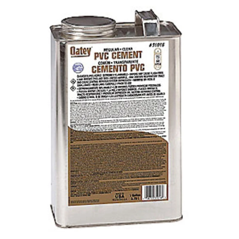 Clear Pvc Cement 1 Gallon - Lovoc Solvent For Potable Water & Pressure Pipe
