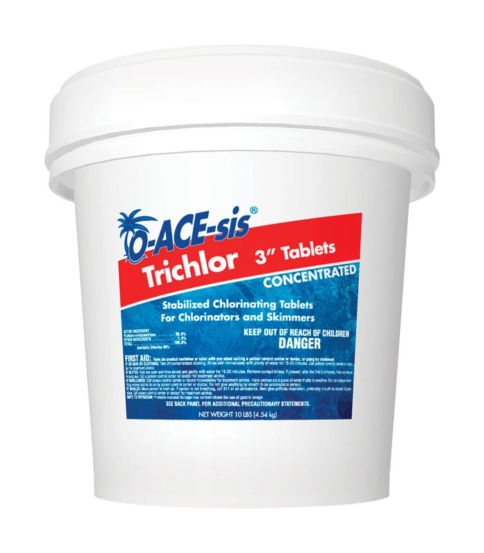 10 Lb Trichlor Tablet Chlorinating Sanitizer For Pools