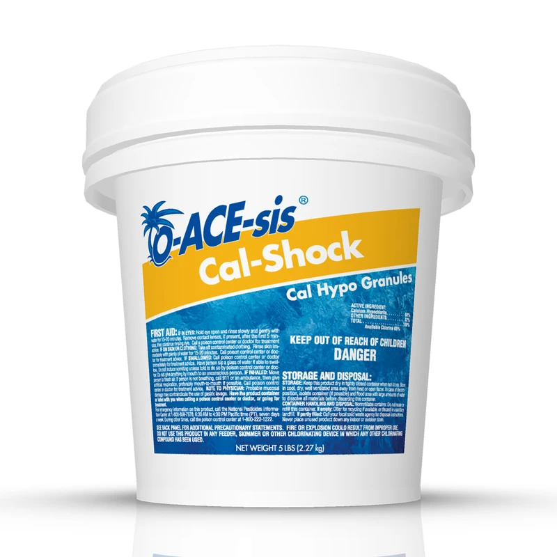 Granule Cal-shock 5 Lb - Pool Chemical For Water Treatment