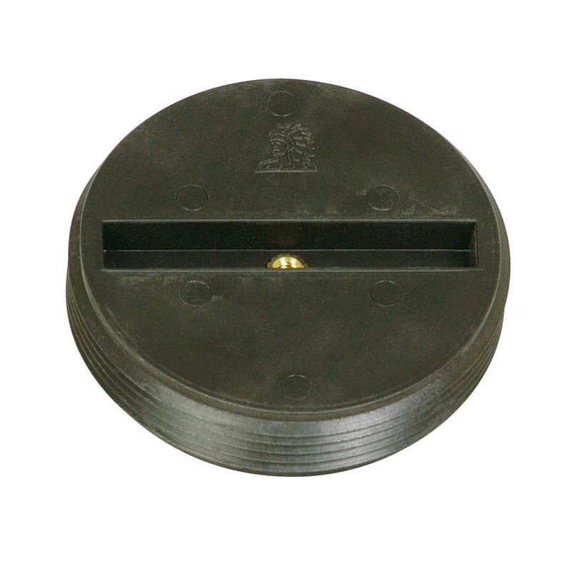 1-1/2 Inch Mpt Abs Threaded Plug For Easy Cleanout Installation