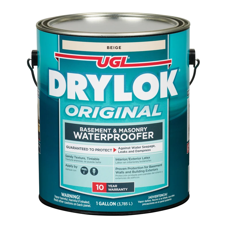 Drylok Beige Masonry Waterproof Sealer 1 Gallon - Ready Mixed Latex Base