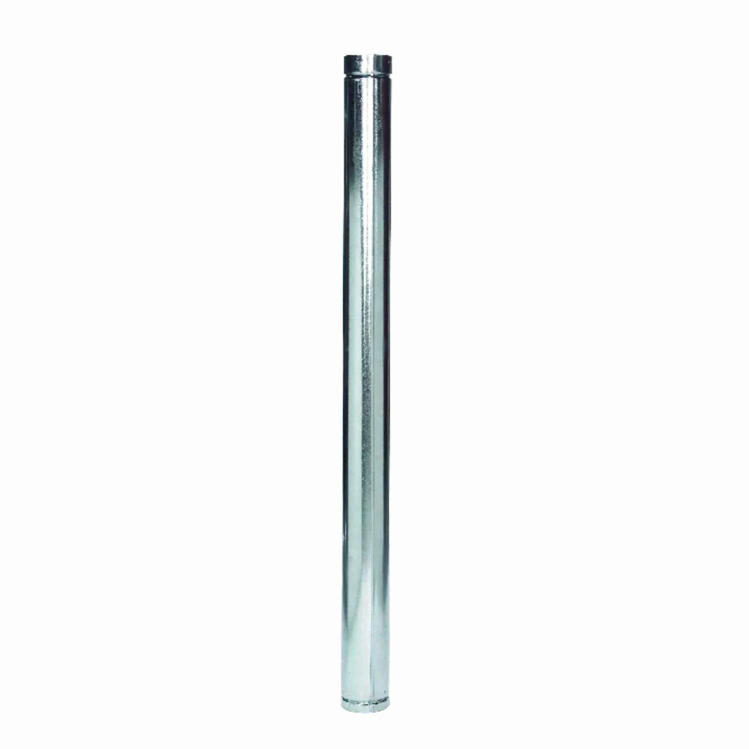4 In. Diameter X 60 In. Length Aluminum Round Gas Vent Pipe