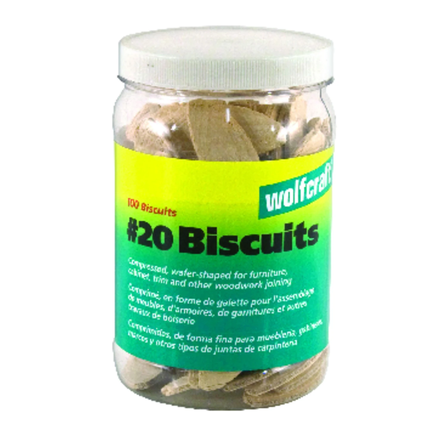 No.20 Hardwood Biscuits For Plate Joiners, 100 Pieces