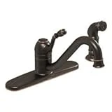 87009brb Mediterranean Bronze Lindley Kitchen Faucet With Side Spray