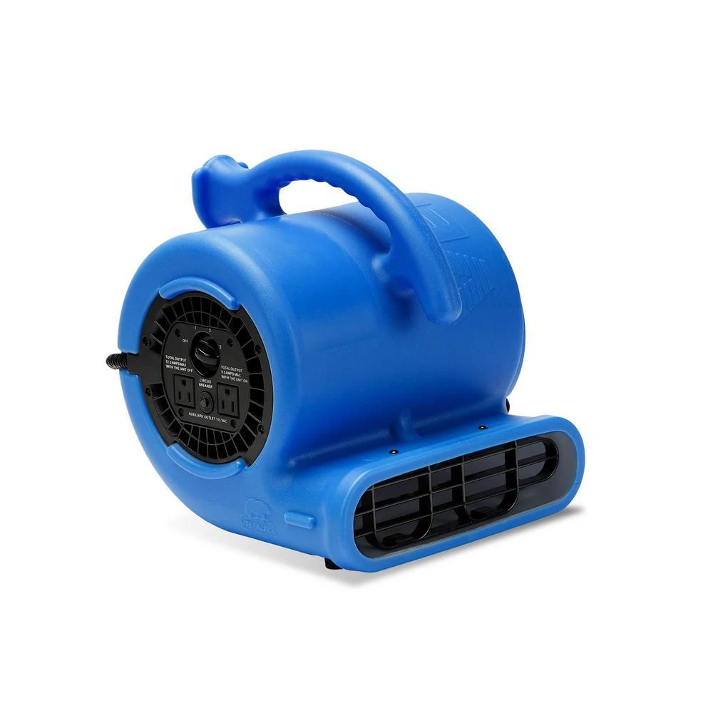 Vp-20 1/5 Hp Air Mover Carpet Dryer Floor Blower Fan For Water Damage Restoration