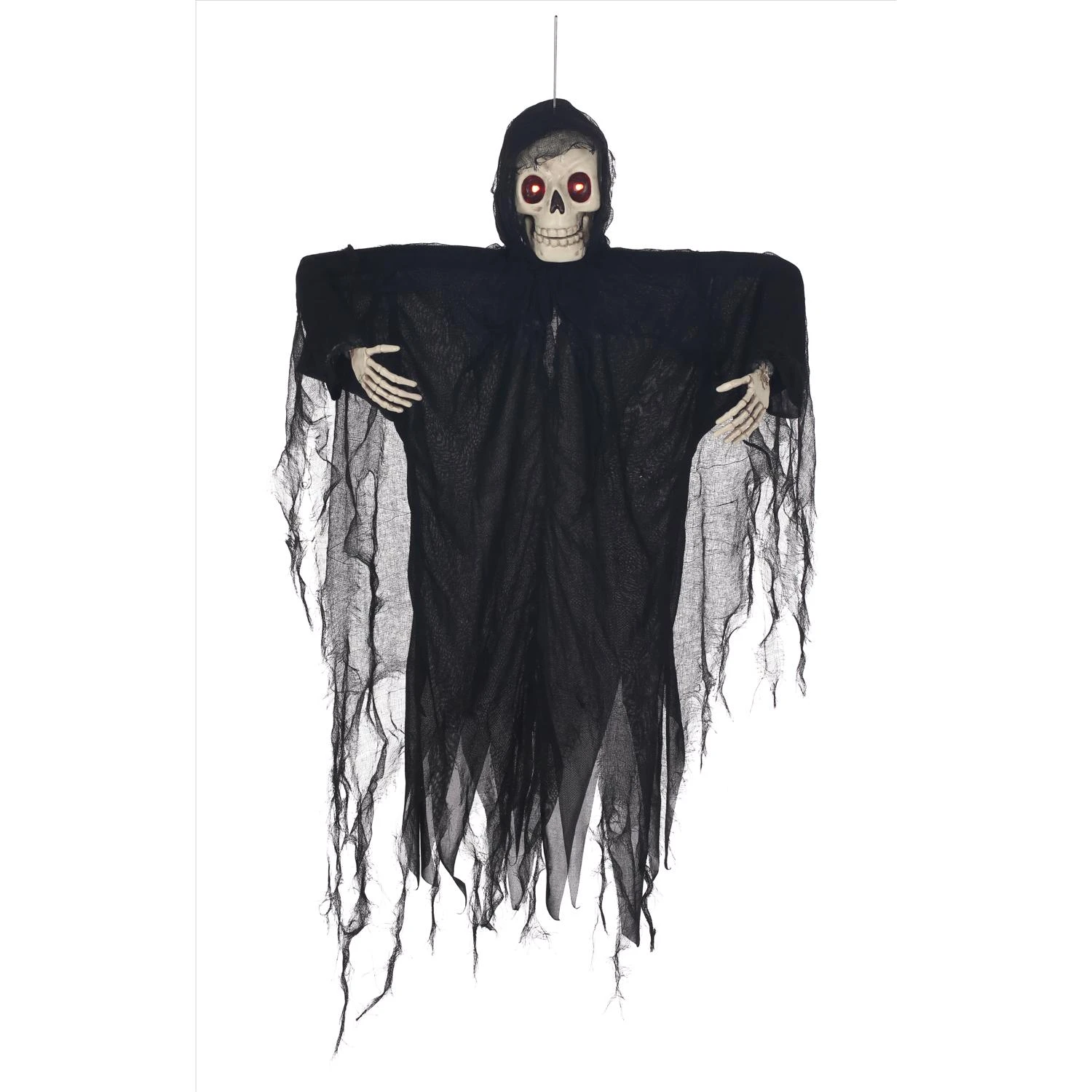 39 In. Prelit Hanging Talking Ghoul Halloween Decor - Motion Activated