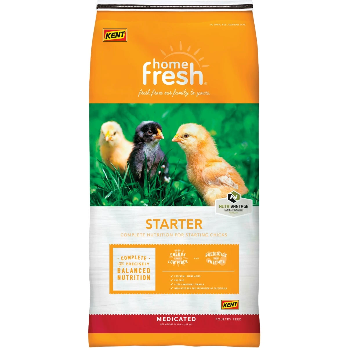 Home Fresh Chicken Starter Feed 50lb For Healthy Chickens