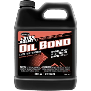 Latex Agent Oil Bond - 1 Quart For Enhanced Paint Adhesion